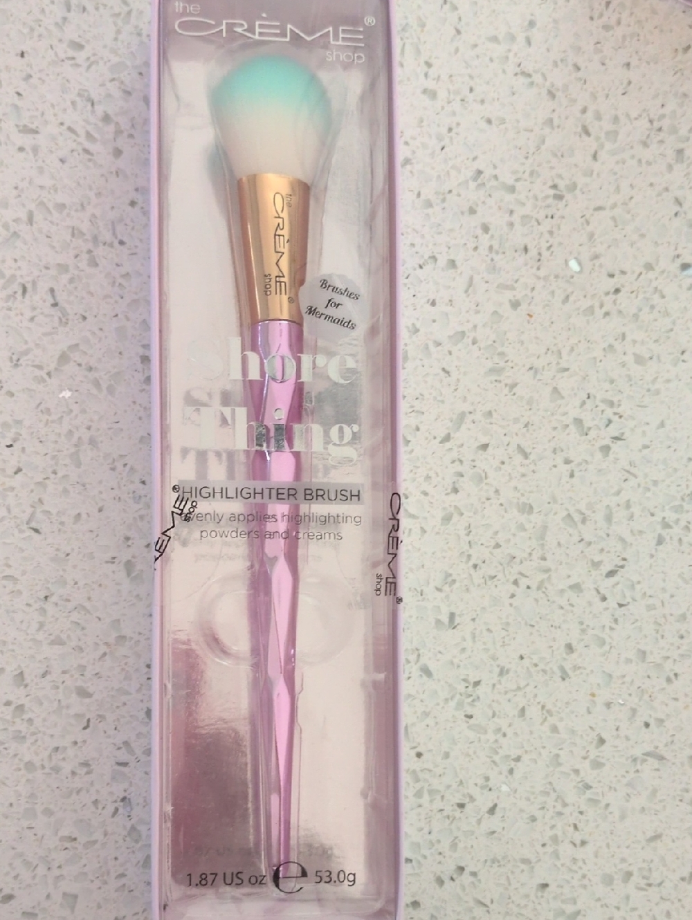 The Crème Shop Mermaid Highlighter Brush -